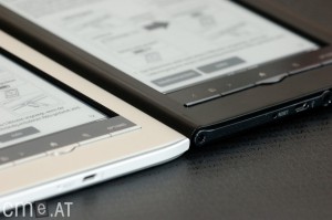 Sony PRS-350 (links) im Vergleich zum Sony PRS-650 (rechts)