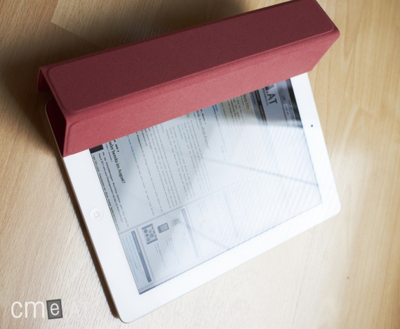 Bei Sonneneinstrahlung spiegelt das Display des iPads sehr stark