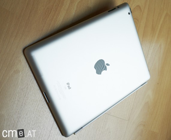 Die Rückseite des iPad 2 ohne UMTS-Modul