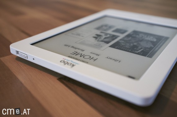 Schlichtes Design mit nur wenigen Buttons - der Kobo eReader setzt auf den Touch-Faktor