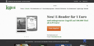 Legimi Webseite