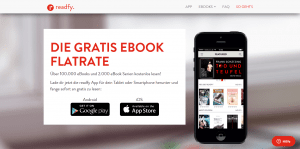 Readfy Webseite