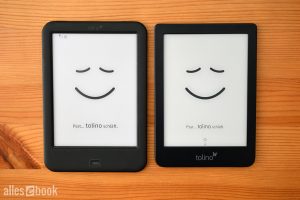 Tolino Shine 2 HD (links) und Tolino Shine 3 (rechts) im Größenvergleich