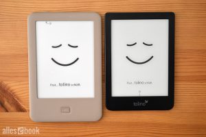 Vom klassischen Tolino-Design bleibt nur noch das Gesicht: Tolino Page (links) und Tolino Shine 3 (rechts)