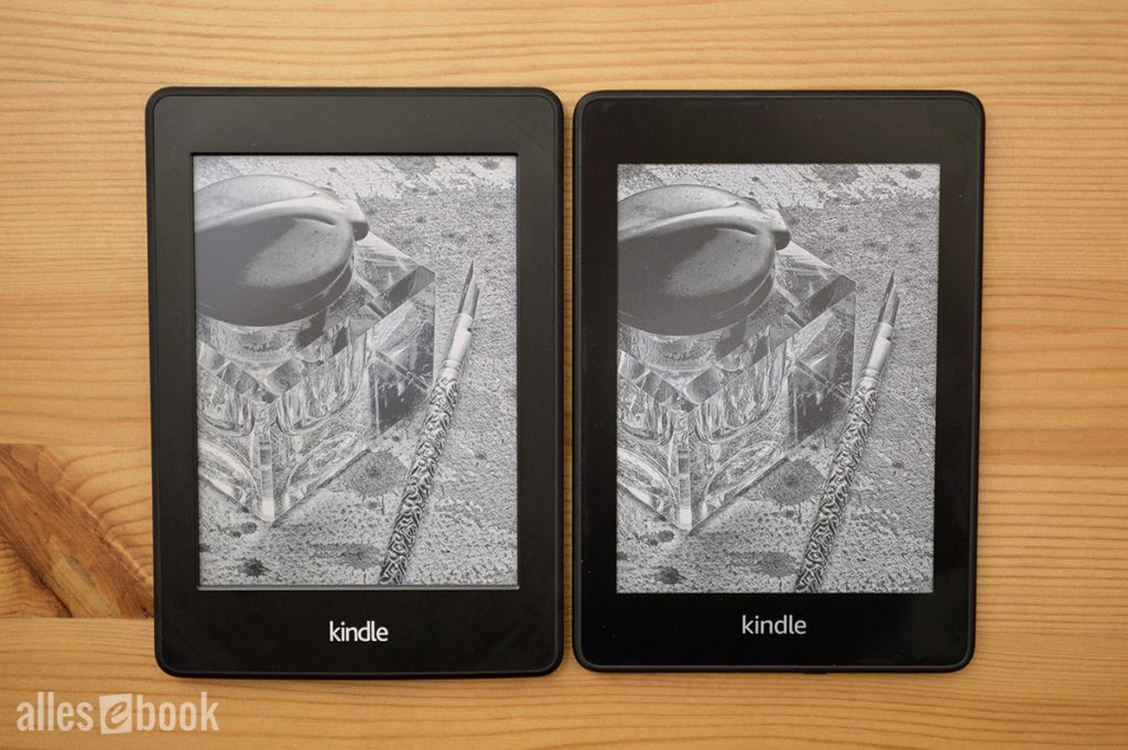 Kindle Paperwhite 2 und Kindle Paperwhite 4 im Vergleich