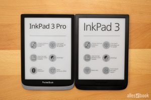 PocketBook InkPad 3 Pro (links) und InkPad 3 im Vergleich