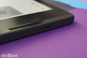 USB-C-Anschluss auf der Seite