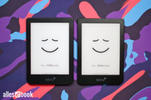 Tolino Shine 4 (links) vs. Shine 3 (rechts)