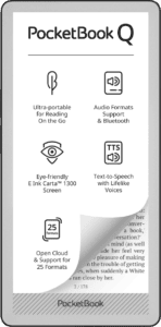 Vorderseite des PocketBook Q