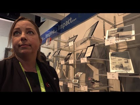 E Ink booth tour at CES 2018