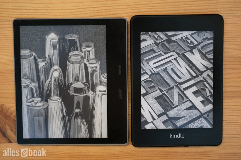 Kindle Oasis 2 und Kindle Paperwhite 4 im Vergleich