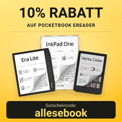 10% Rabatt auf PocketBook eReader mit dem Gutscheincode allesebook