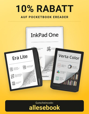 10 % Rabatt auf PocketBook eReader mit dem Gutscheincode allesebook